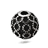 Engraved 304 Stainless Steel Beads STAS-H263-17AS-10-1