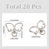 20Pcs Alloy Swivel Clasps FIND-SC0017-28P-2