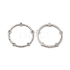 Tarnish Resistant 304 Stainless Steel Linking Ring Rhinestone Settings STAS-I671-20P-1