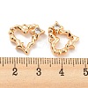 Brass Micro Pave Cubic Zirconia Pendants KK-E090-06G-3