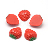 Strawberry Resin Decoden Cabochons X-CRES-R183-09-2