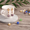Craftdady 40Pcs 5 Colors Handmade Lampwork Beads LAMP-CD0001-15-6