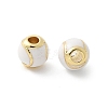 Brass Enamel Beads KK-P294-37G-03-1