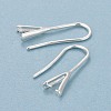 Rack Plating Eco-friendly Brass Earring Hooks LS-KK-D075-14S-RS-3