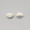 1-Hole Plastic Buttons BUTT-WH0022-06H-1