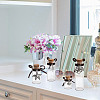 20Pcs 20 Styles Sea Animals Ttheme Transparent Glass Empty Bottles with Alloy Pendants AJEW-DR00031-5