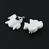 Halloween Themed Opaque Resin Pendants RESI-CJC0006-028C-1