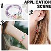 DIY Transparent Spray Painted Glass Round Beads Stretch Bracelets Making Kits DIY-FH0001-026-5