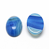 Natural Striped Agate/Banded Agate Cabochons X-G-R415-18x25-12-2
