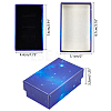 Starry Sky Pattern Cardboard Jewelry Boxes CBOX-BC0001-40D-2