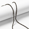 Natural Pyrite Beads Strands G-L031-2mm-01-3