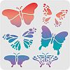 Plastic Reusable Drawing Painting Stencils Templates DIY-WH0172-247-1