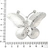 304 Stainless Steel Big Pendant Rhinestone Settings STAS-D376-20P-3