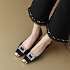 WADORN 2Pcs Alloy & Glass Shoe Buckle Clips AJEW-WR0002-33-6