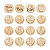 Basswood Milestone Cards WOOD-TA0001-41A-24