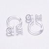Plastic Clip-on Earring Findings KY-P007-H01-4