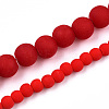 Opaque Glass Beads Strands X-GLAA-T032-P4mm-MD04-4