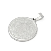 304 Stainless Steel Pendants LS-STAS-A053-24C-P-2