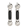 304 Stainless Steel Enamel Stud Earrings EJEW-S229-15P-01-1