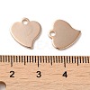 201 Stainless Steel Charms STAS-F039-67-RG-3