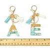 Transparent Epoxy Resin Pendant Keychains KEYC-FS00022-23-3