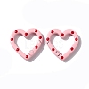Spray Painted Alloy Spring Gate Rings PALLOY-F293-03-3