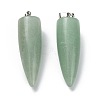 Natural Green Aventurine Pointed Pendants G-D040-01P-B06-2