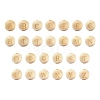 104Pcs 26 Style Unfinished Natural Wood European Beads WOOD-LS0001-03-2