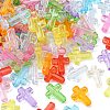 250Pcs Transparent Acrylic Beads TACR-CJ0001-54-7