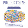 Light Gradient Segment Dyed Polyester Yarn DIY-TADJ0002-005K-4