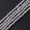 Clear Glass Bicone Beads Strands X-GLAA-S026-2mm-07-1