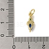 Brass Micro Pave Colorful Cubic Zirconia Pendants KK-R162-022A-G-3