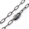 304 Stainless Steel Cable Chain Necklaces NJEW-JN03628-01-1