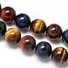 Natural Tiger Eye Beads Strands X-G-F173-14-6mm-1
