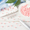 100Pcs Plastic Sleeve Ring FIND-OC0003-05D-5
