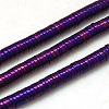 Non-magnetic Synthetic Hematite Beads Strands G-K011-4x1mm-05-1