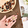 80Pcs 8 Style Wooden Buttons BUTT-GF0004-03-3