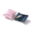 UV Plating Rainbow Iridescent Acrylic Beads X-OACR-A029-11-2