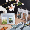 4 Inch Acrylic Desk Calendar Storage Photo Albums Stands AJEW-WH0819-011B-4