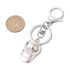 5Pcs Baseball Cap CCB Plastic Keychains KEYC-JKC01059-3