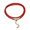 Nylon Milan Cord Necklace Making MAK-M028-01G-06-2