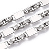 Alloy Irregularity Lock Link Chain LCHA-T001-14P-1