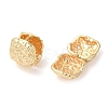 Hammered Brass Hoop Earring for Women KK-C028-06G-2