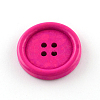 4-Hole Dyed Wood Buttons BUTT-R033-026-2