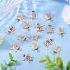 16Pcs Alloy Rhinestone Connector Charms ALRI-TA0001-37-3