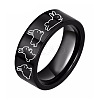 Rabbit Pattern 201 Stainless Steel Finger Rings for Couple FS-WG795E8-01-1