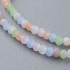 Frosted Glass Beads Strands FGLA-T002-10A-3