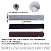 Polyester Eyeglasses Ear Grip AJEW-CN0006-70A-2
