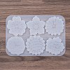 DIY Silicone Flower Pendant Molds X1-AJEW-M228-01-4