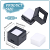 Cube Plastic Loose Diamond Storage Boxes CON-WH0095-49C-2